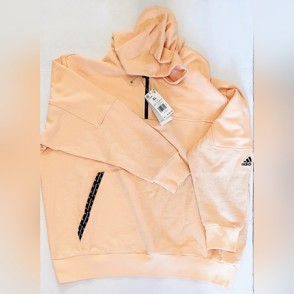 Adidas Mens Pulse Amber Color Size XLarge Hoodie